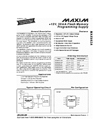 DataSheet MAX662A pdf